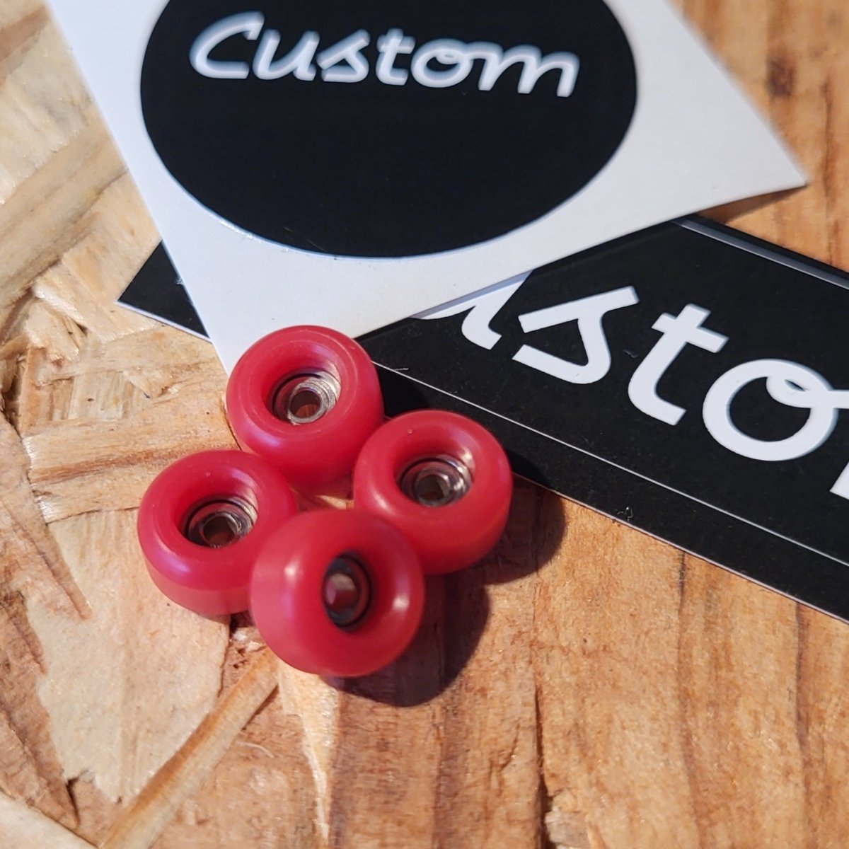 Custom Fingerboard Wheels red - Fingerboard - Rollbrett Mission