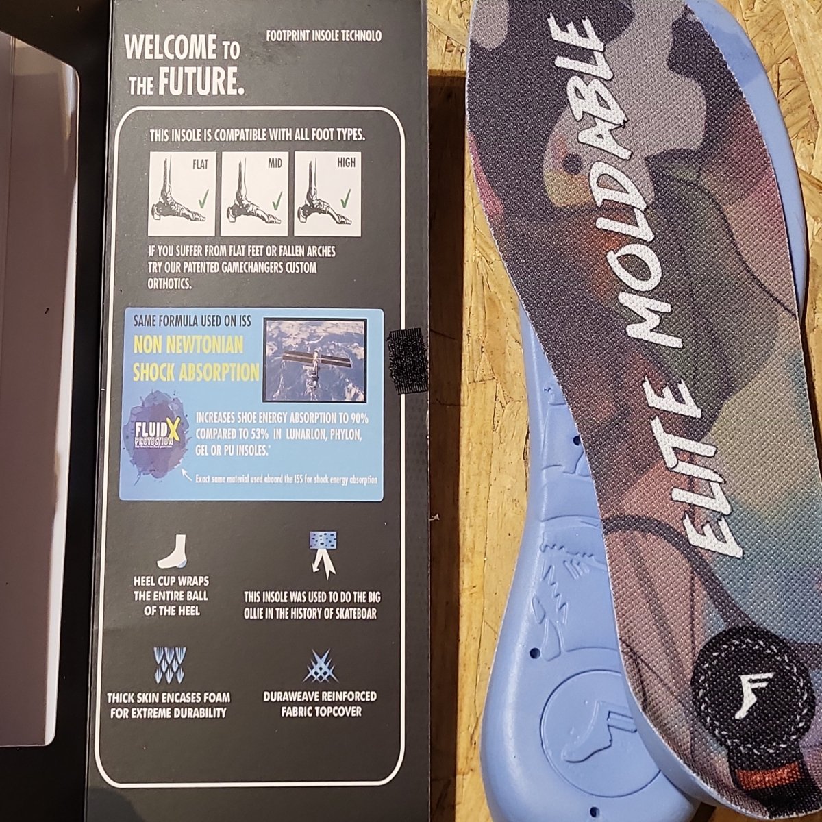 Footprint FP Insoles Moldable Camo Elite Hi - Skateboard-Kleinteile - Rollbrett Mission