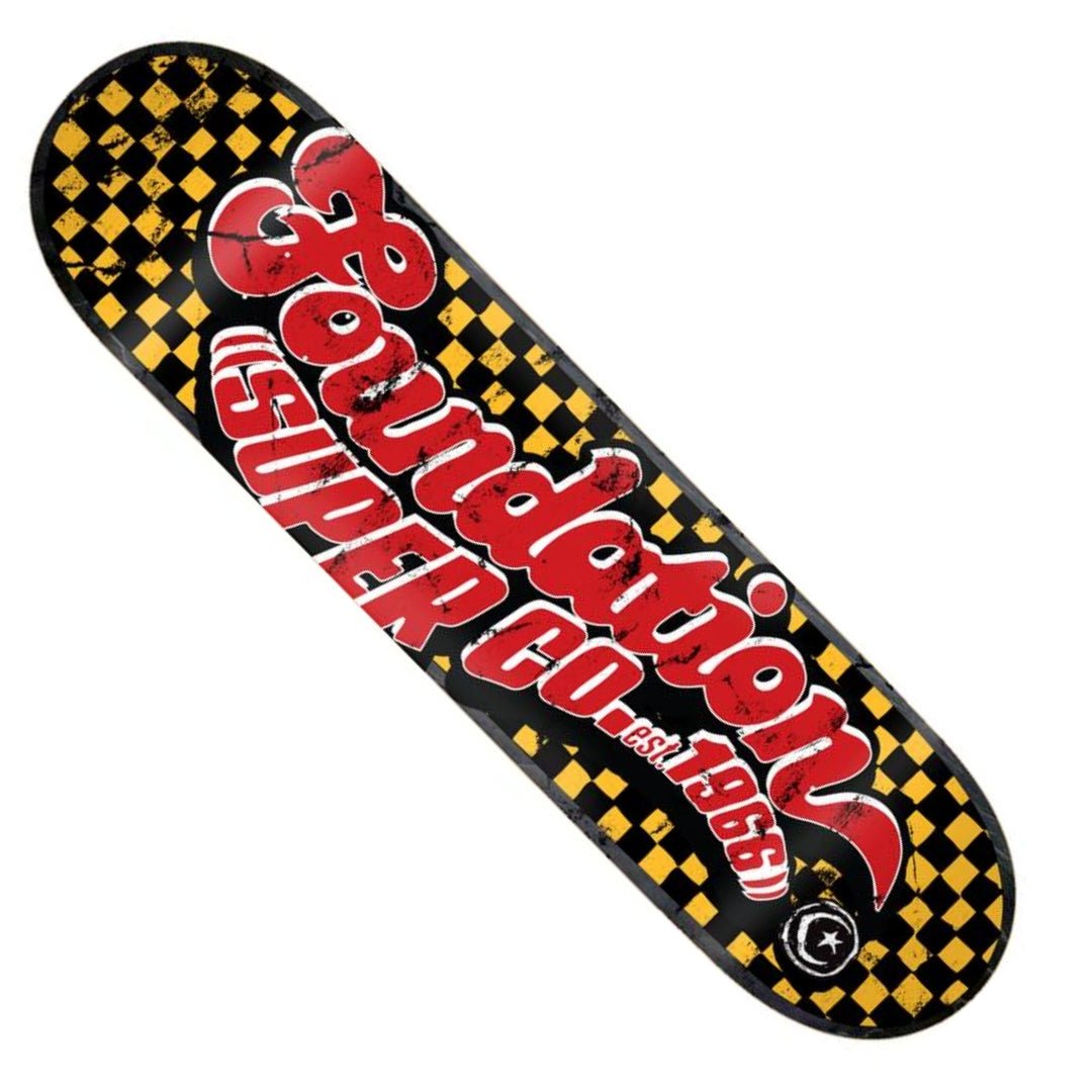 Foundation Checker 66 Deck - Skateboard-Decks - Rollbrett Mission