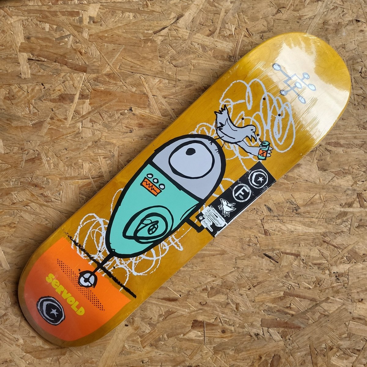 Foundation Dakota Servold Robot Deck - Skateboard-Decks - Rollbrett Mission