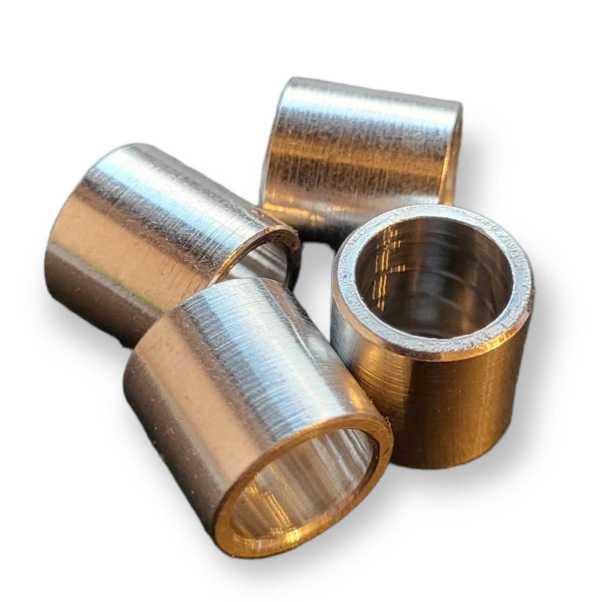 Hausmarke Spacer Alu 10mm 4 Stück - Skateboard-Kleinteile - Rollbrett Mission