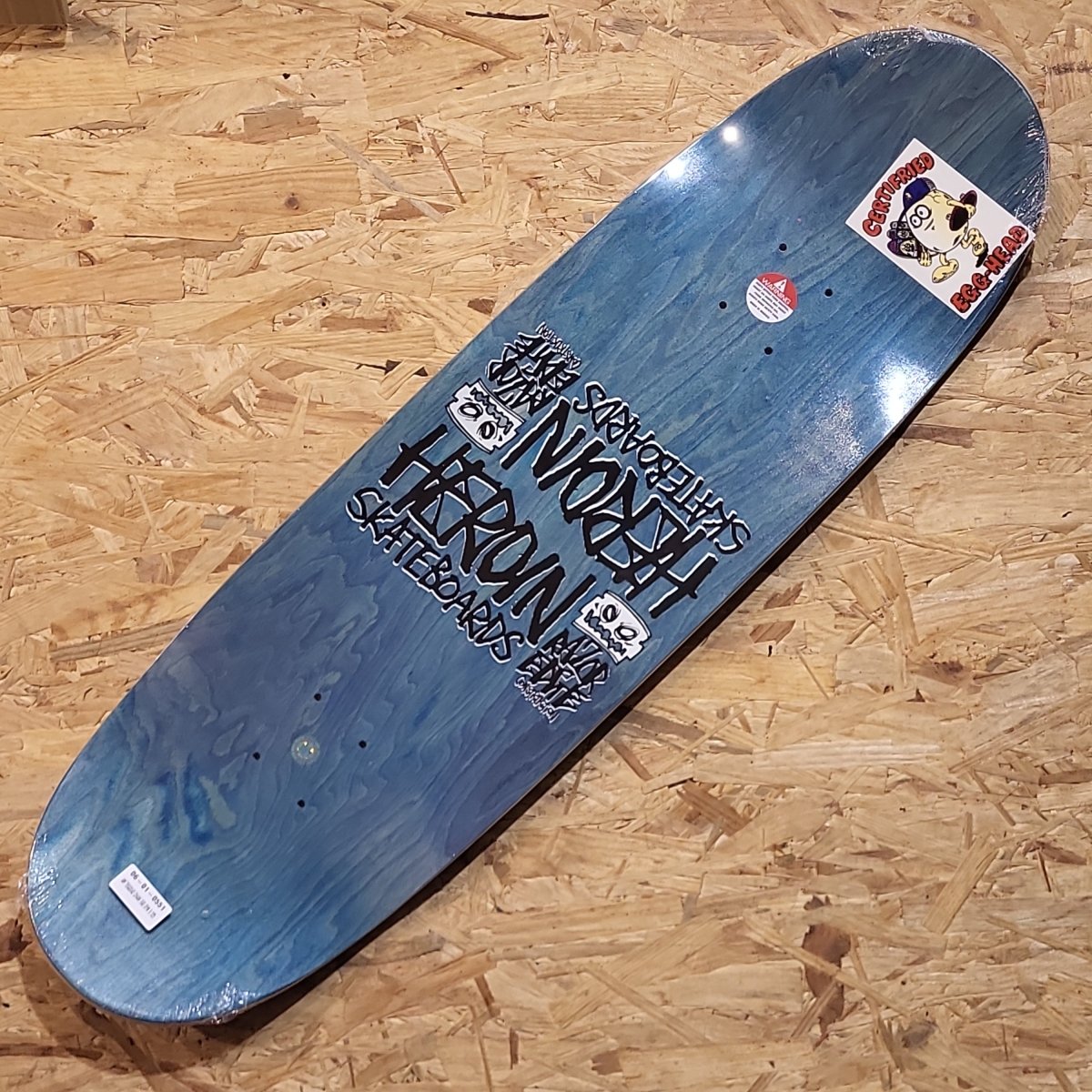 Heroin Skateboards Aaron Wilson Texas Chain Egg SYM 9.125 Deck - Skateboard-Decks - Rollbrett Mission