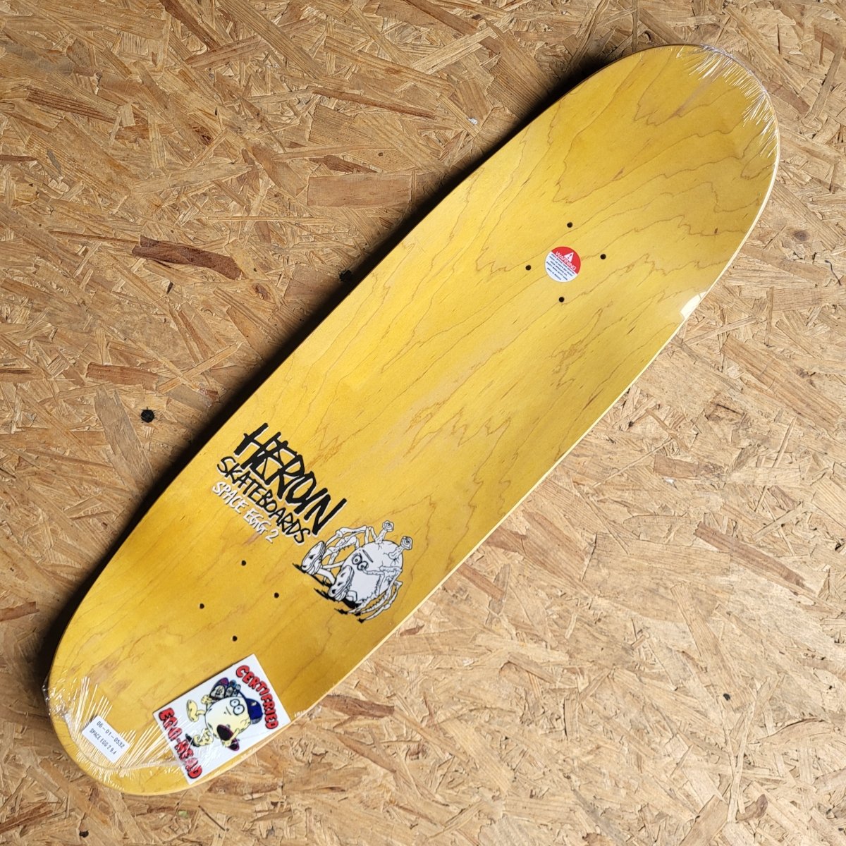 Heroin Skateboards Space Egg 2 Deck - Skateboard-Decks - Rollbrett Mission