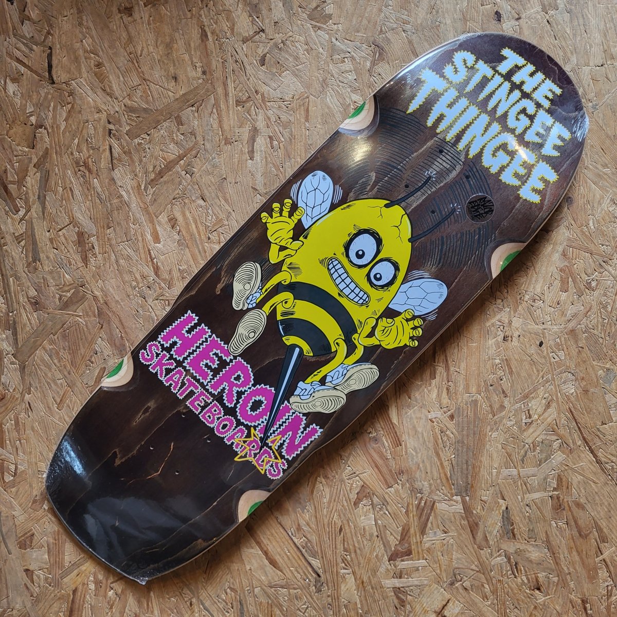 Heroin Skateboards Stingee Thingee Deck - Skateboard-Decks - Rollbrett Mission