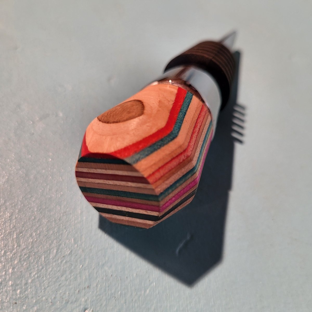 Hotsourkraut Flaschenverschluss Skateboard Upcycling #2 - Schmuck - Rollbrett Mission