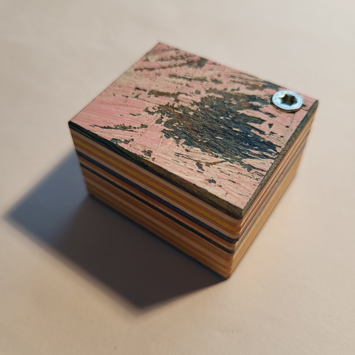 Hotsourkraut Geschenkbox Schatulle pink - Schmuck - Rollbrett Mission