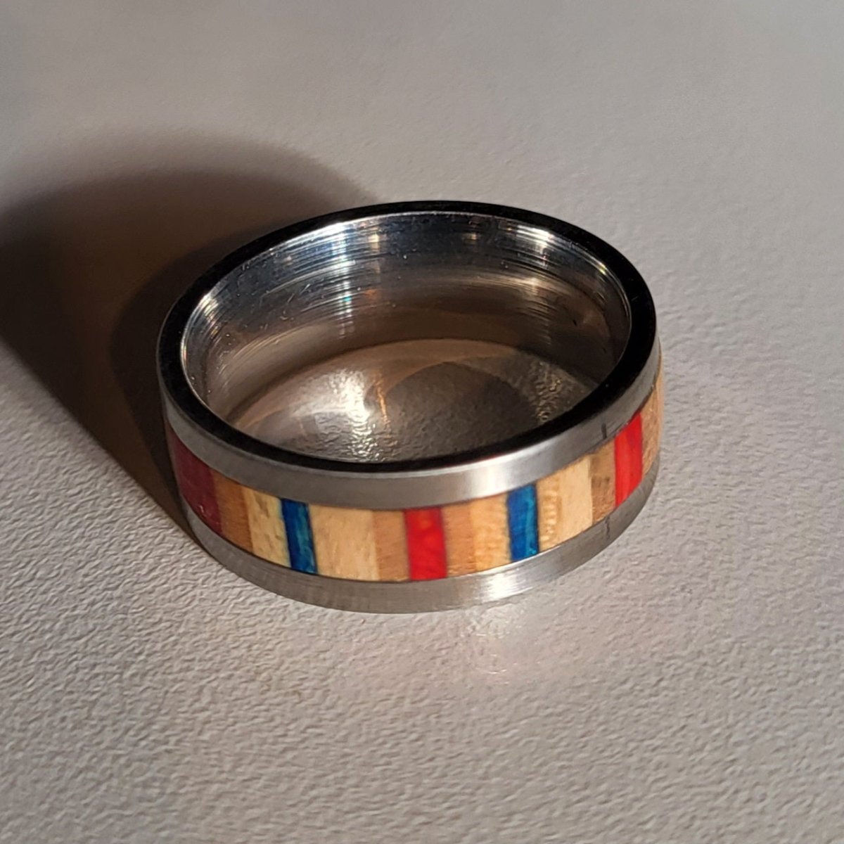 Hotsourkraut Ring Skateboard Edelstahl 10/62 #1 - Schmuck - Rollbrett Mission