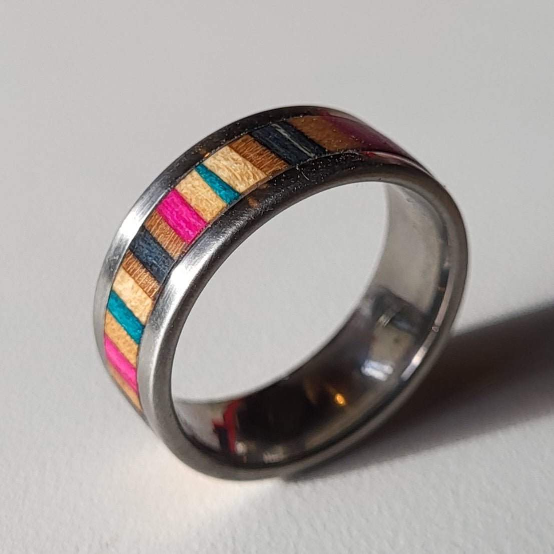 Hotsourkraut Ring Skateboard Edelstahl 9/59 #3 - Schmuck - Rollbrett Mission