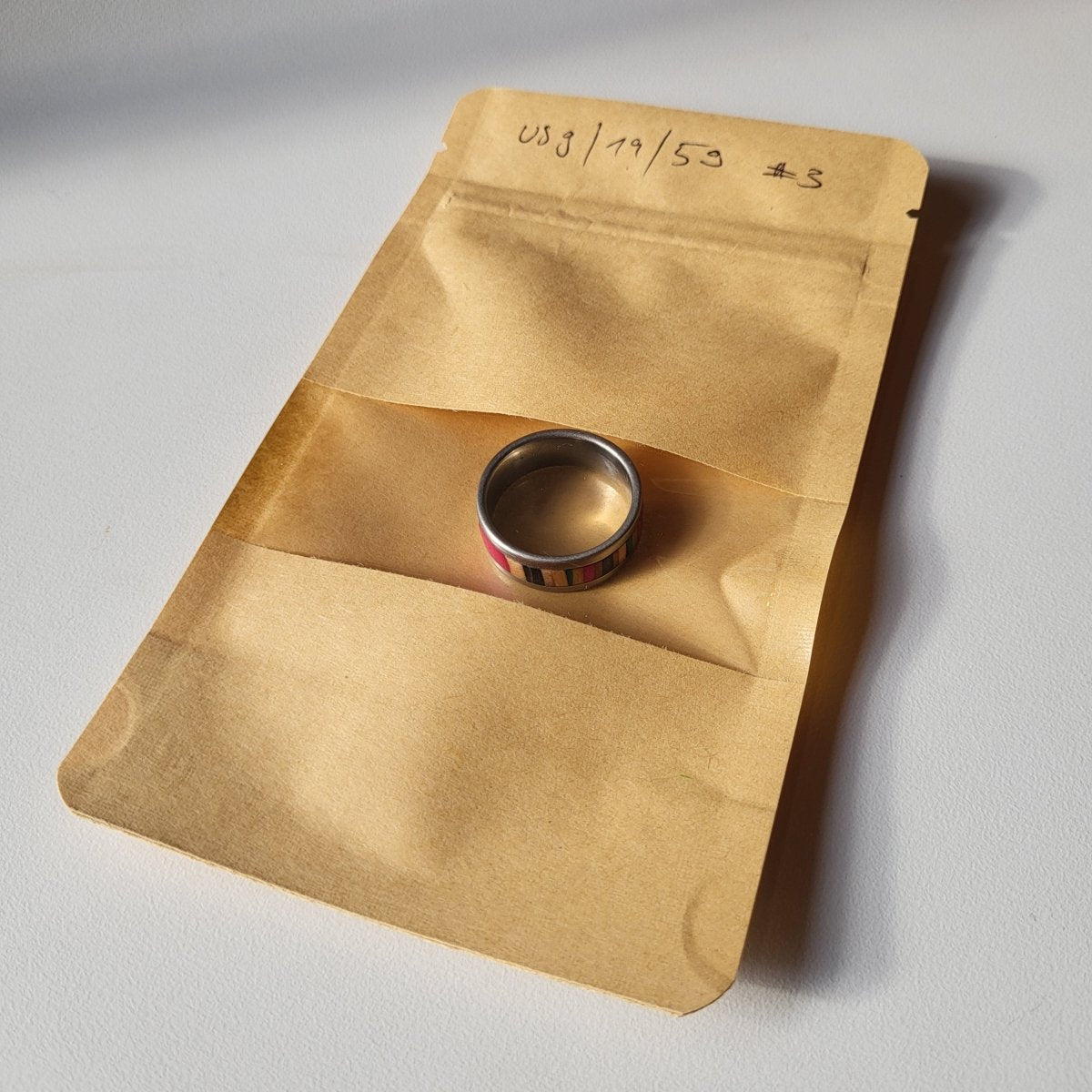 Hotsourkraut Ring Skateboard Edelstahl 9/59 #3 - Schmuck - Rollbrett Mission
