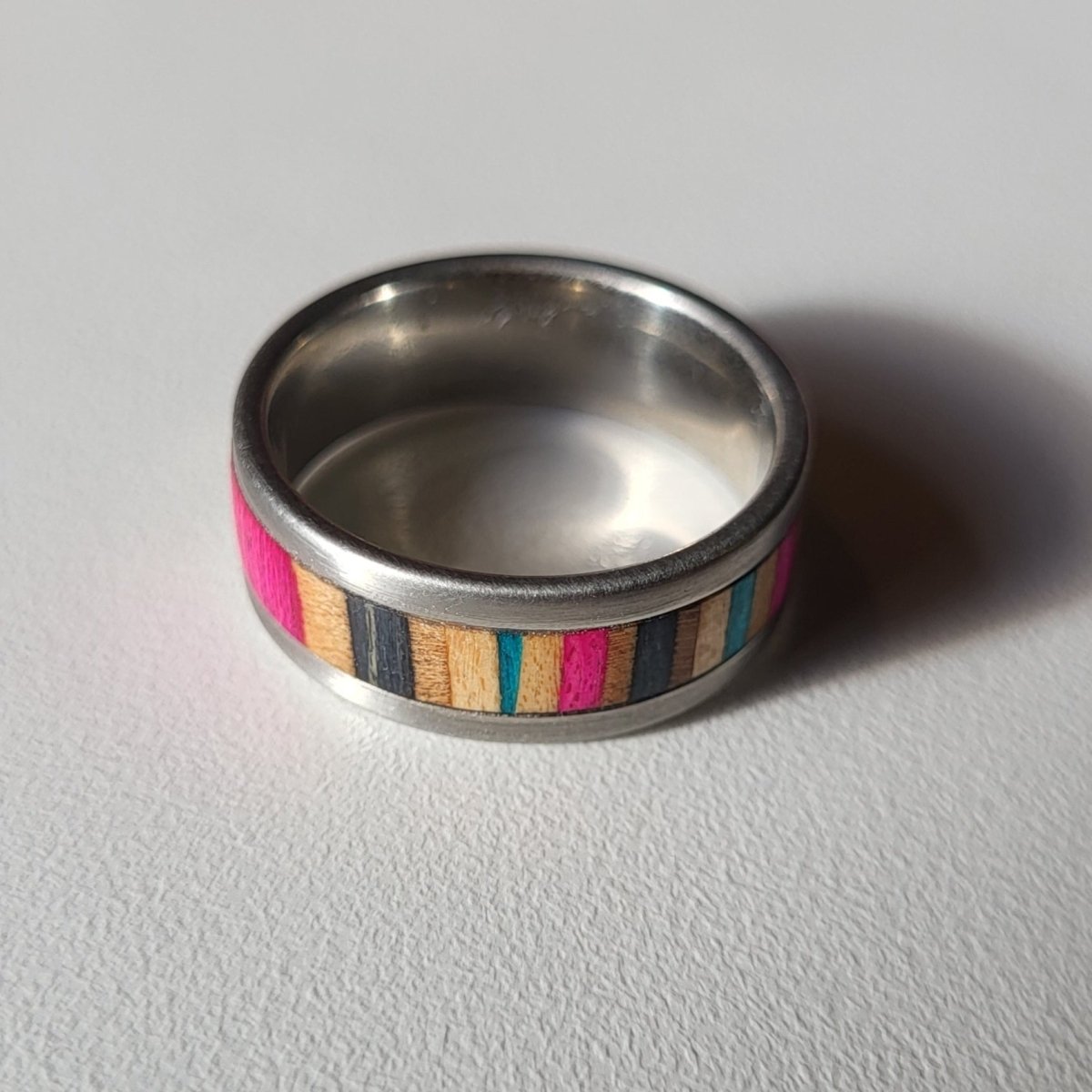 Hotsourkraut Ring Skateboard Edelstahl 9/59 #3 - Schmuck - Rollbrett Mission