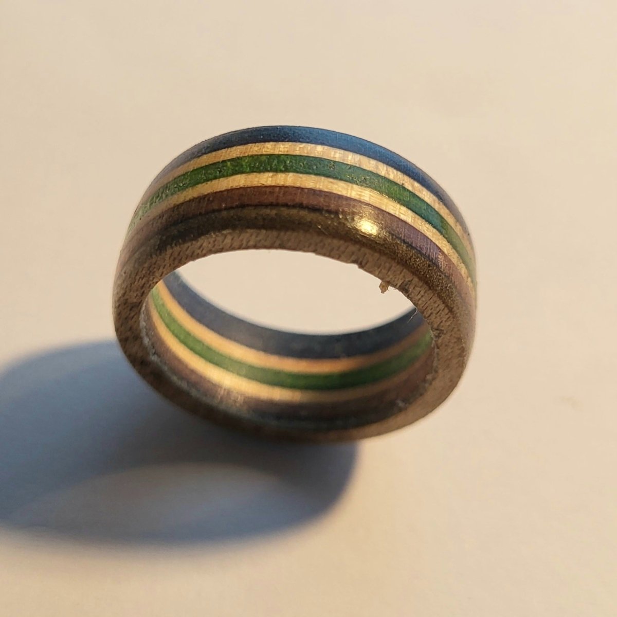 Hotsourkraut Skateboard-Holzring Recycling 19mm/60 - Schmuck - Rollbrett Mission