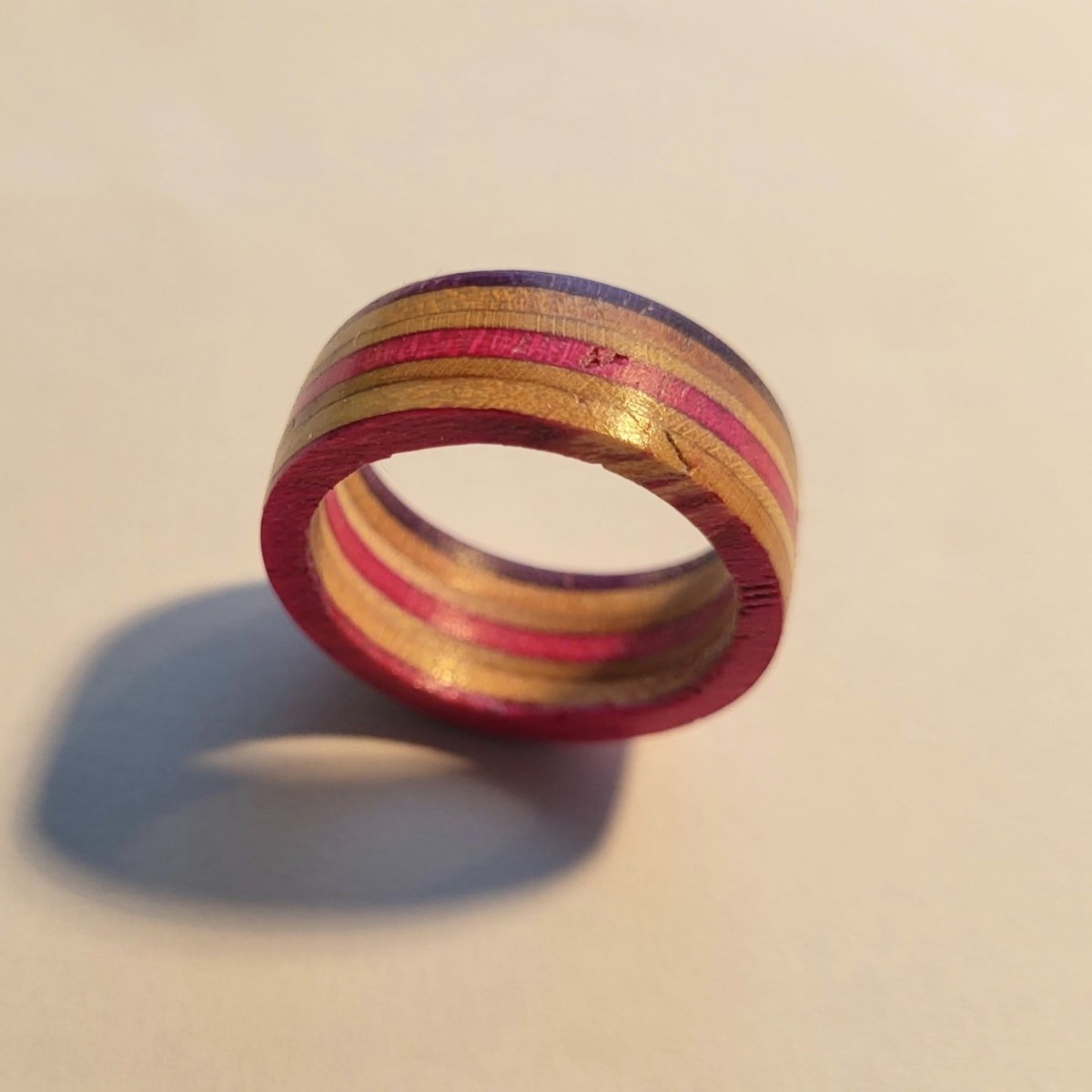 Hotsourkraut Skateboard-Holzring Recycling 19mm/60 - Schmuck - Rollbrett Mission