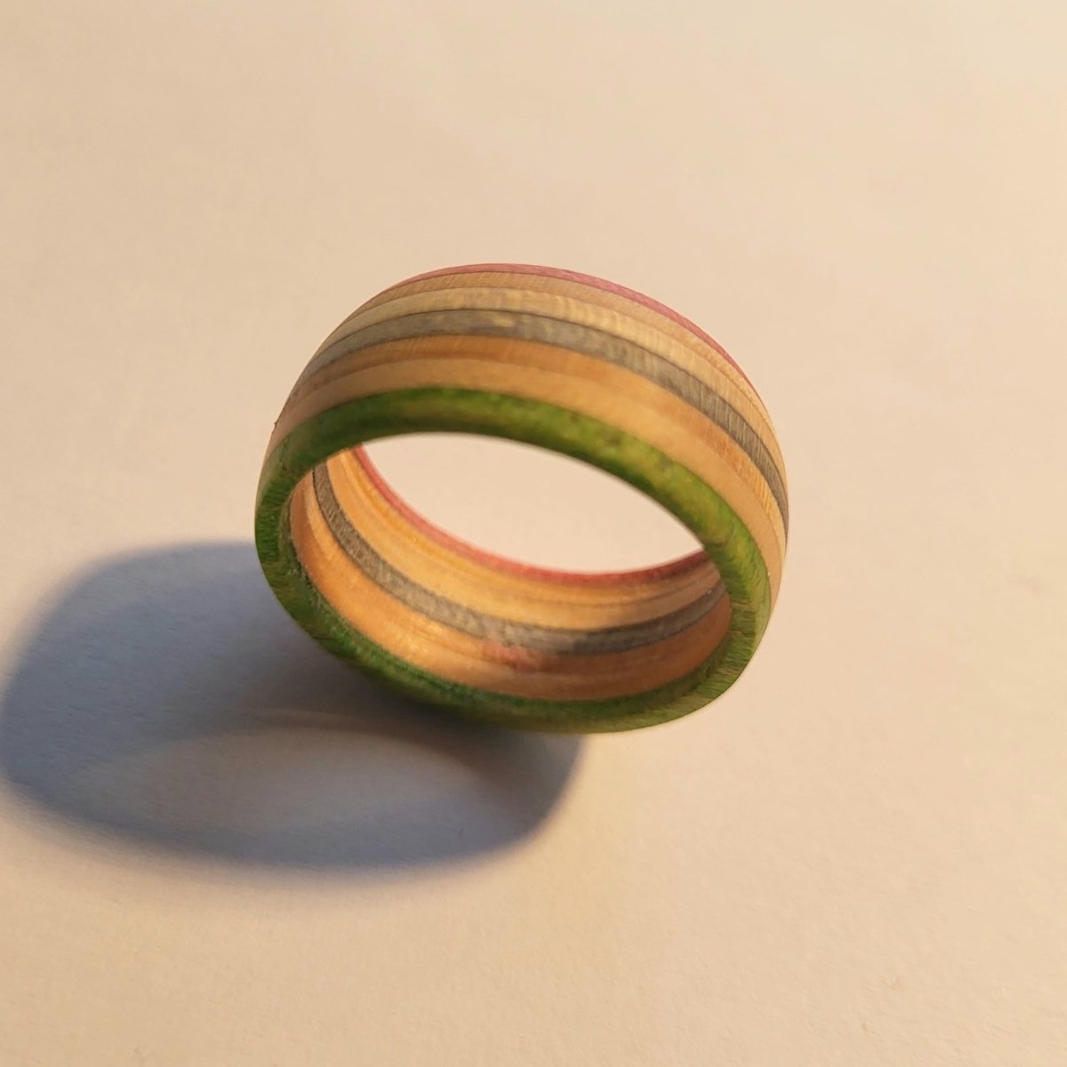 Hotsourkraut Skateboard-Holzring Recycling 20mm/63 - Schmuck - Rollbrett Mission