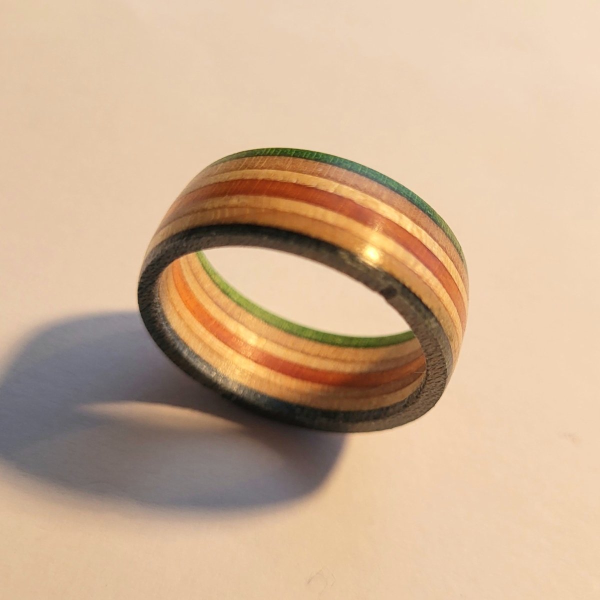 Hotsourkraut Skateboard-Holzring Recycling 21mm/66 - Schmuck - Rollbrett Mission