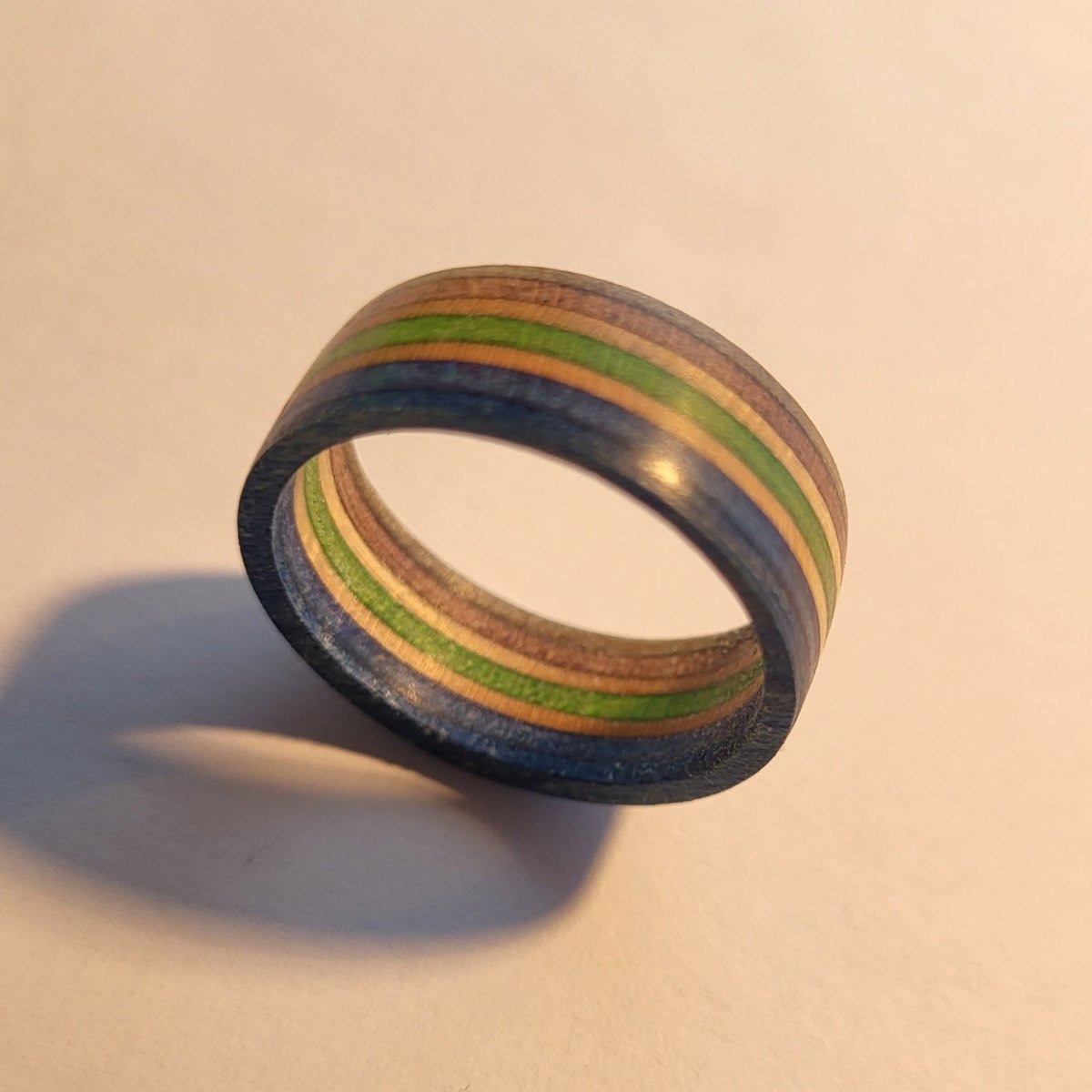 Hotsourkraut Skateboard-Holzring Recycling 22mm/69 - Schmuck - Rollbrett Mission