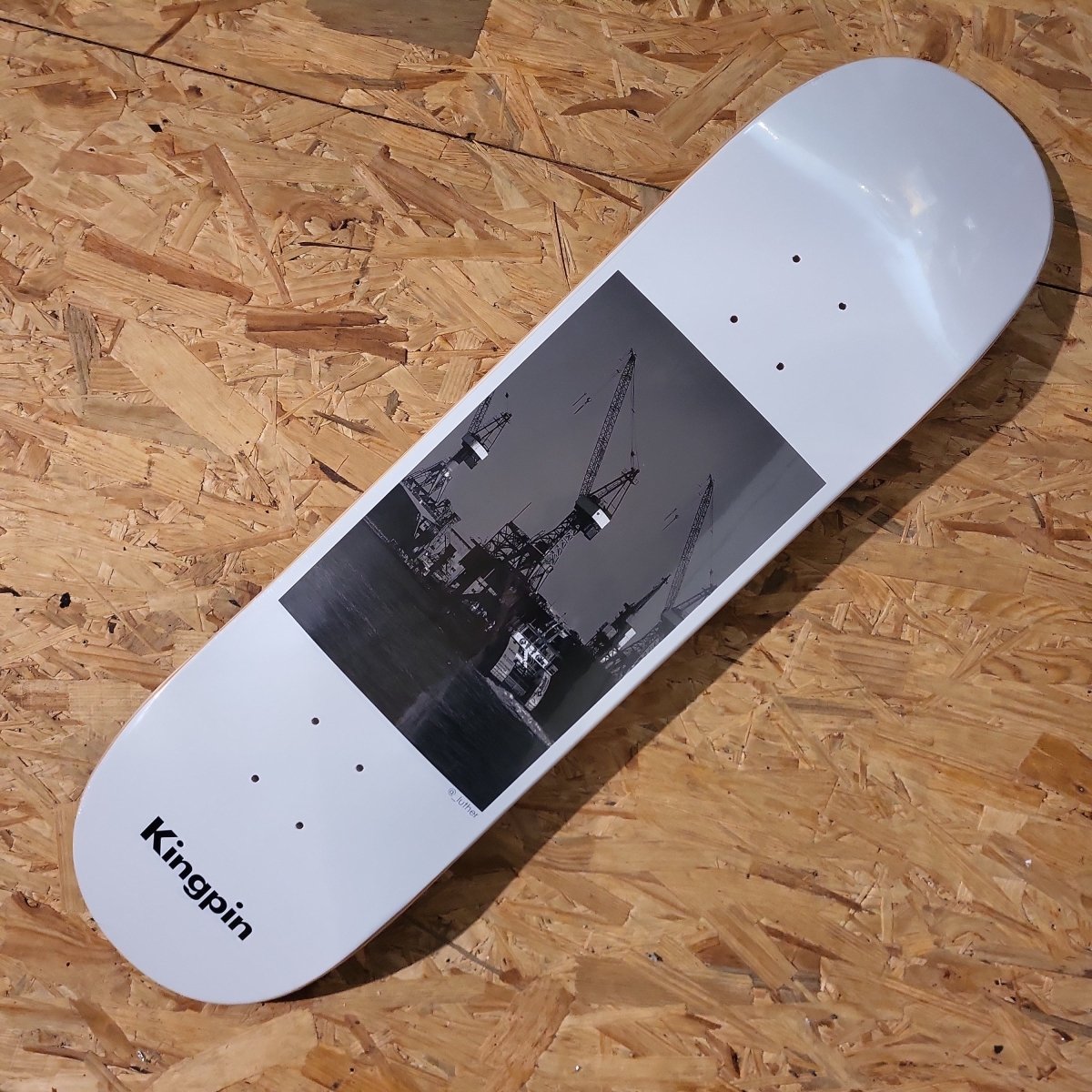 Kingpin x David Luther Crane and Boat 8.5" Deck - Skateboard-Decks - Rollbrett Mission