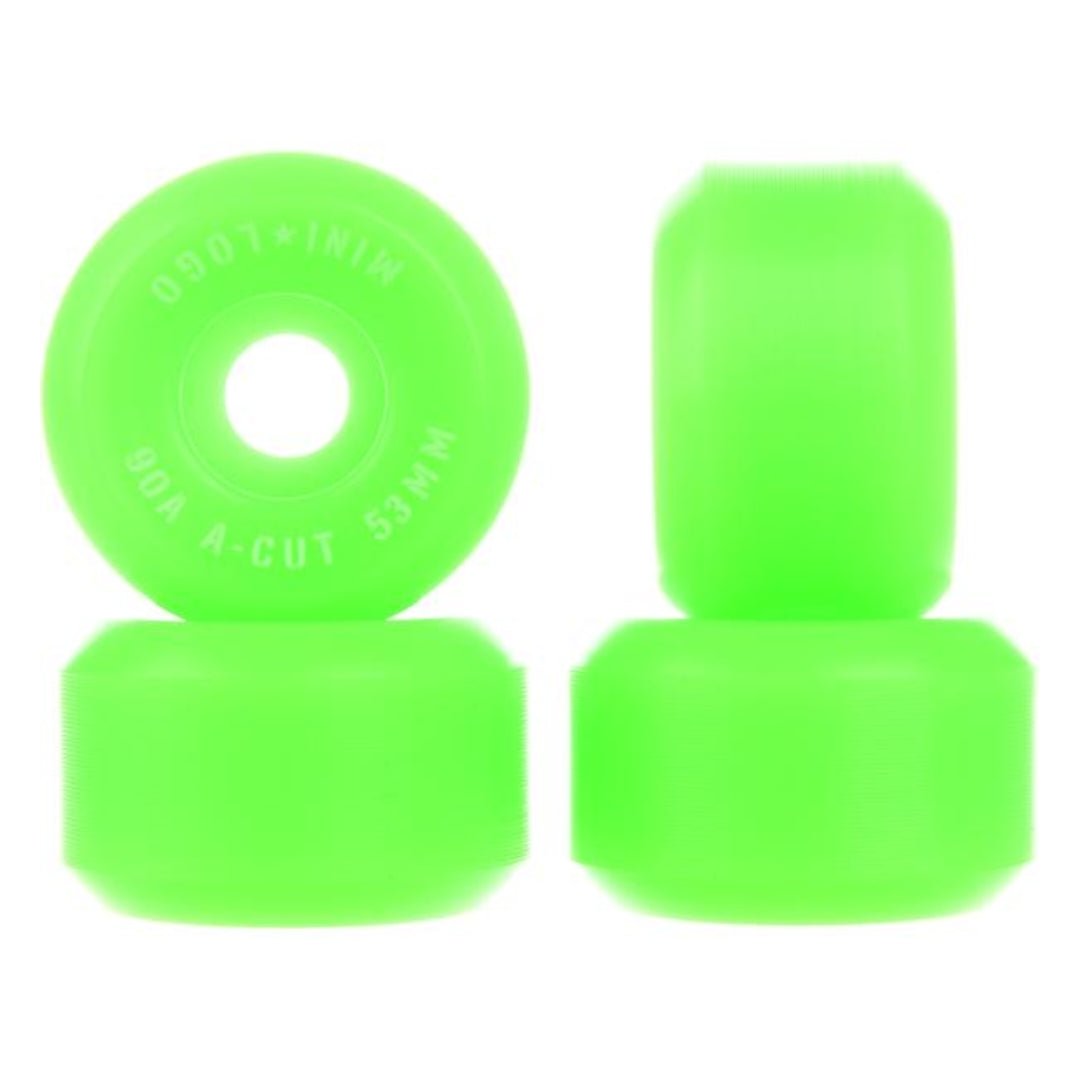 Mini-Logo A-Cut 90A Hybrid 53mm Wheels grün - Skateboard-Rollen - Rollbrett Mission