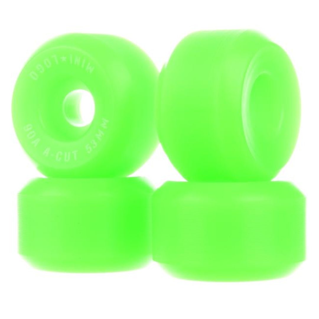 Mini-Logo A-Cut 90A Hybrid 53mm Wheels grün - Skateboard-Rollen - Rollbrett Mission
