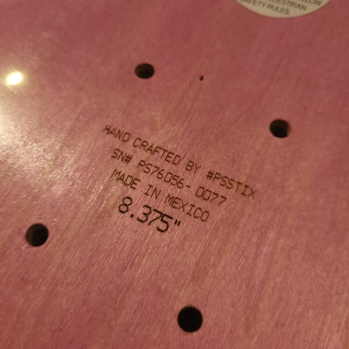 Pizza Skateboards Tri-Logo Deck pink - Skateboard-Decks - Rollbrett Mission