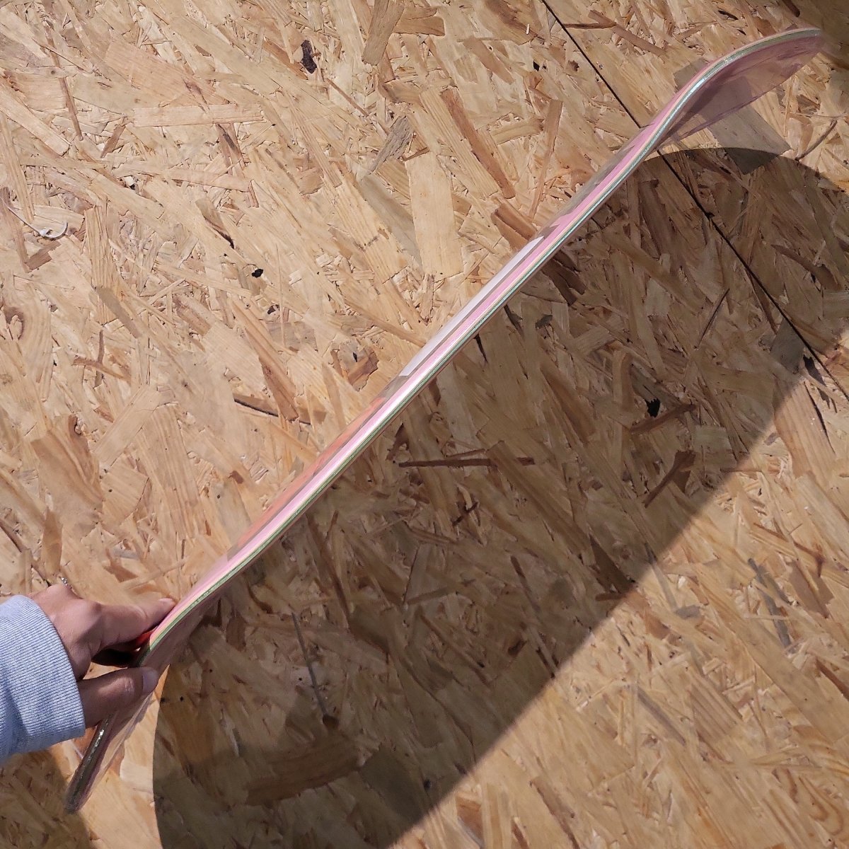 Pizza Skateboards Tri-Logo Deck pink - Skateboard-Decks - Rollbrett Mission
