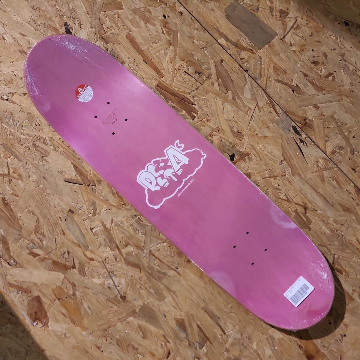 Pizza Skateboards Tri-Logo Deck pink - Skateboard-Decks - Rollbrett Mission