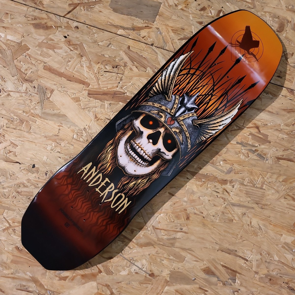 Powell-Peralta Andy Anderson Heron Skull 2 rust Deck - Skateboard-Decks - Rollbrett Mission