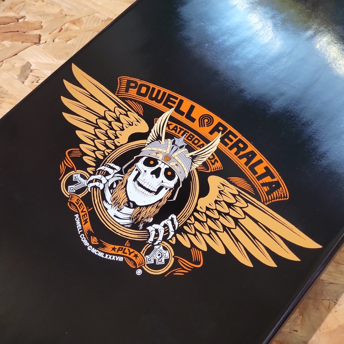 Powell-Peralta Andy Anderson Heron Skull 2 rust Deck - Skateboard-Decks - Rollbrett Mission
