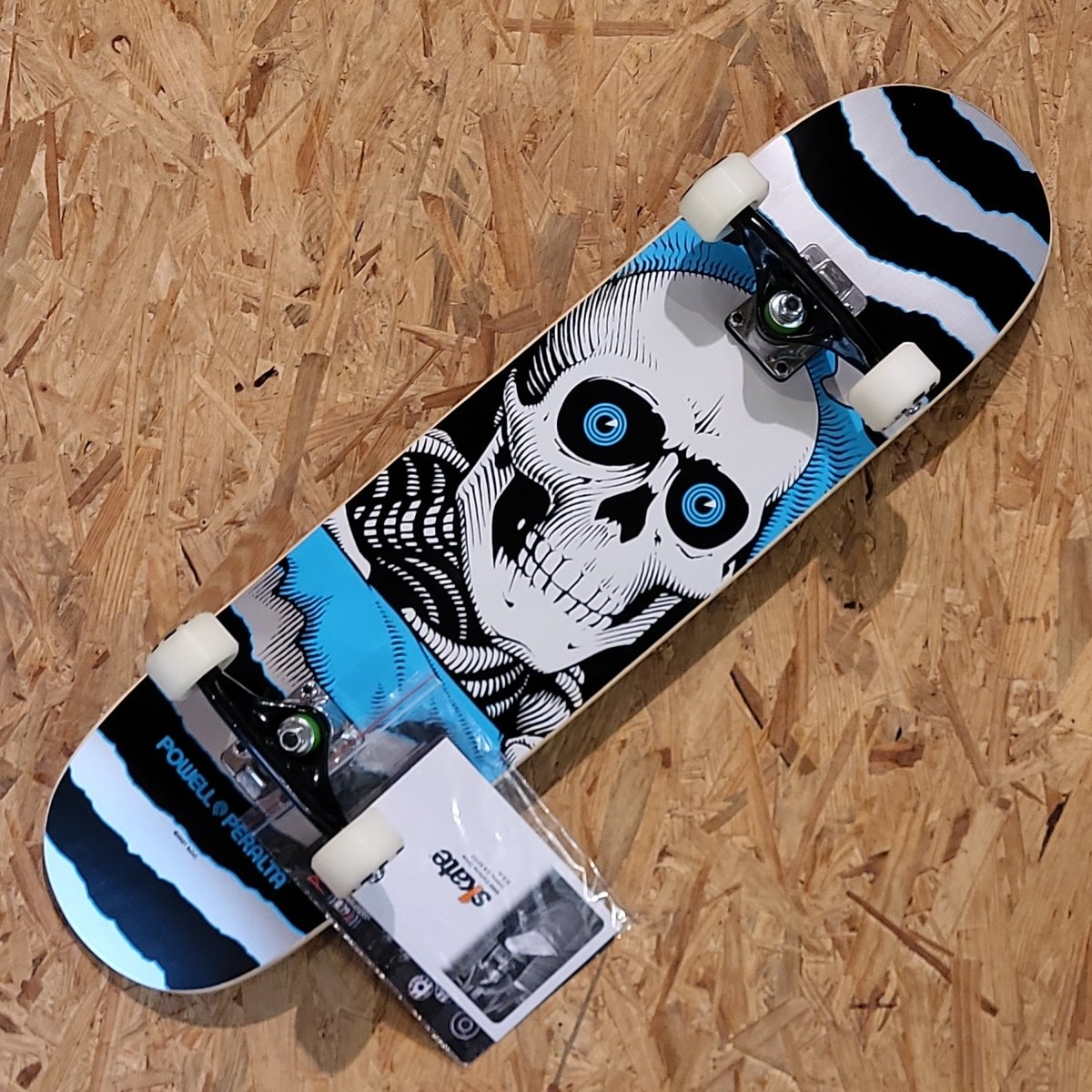 Powell Peralta Ripper silver 7.75" Complete Skateboard - Skateboards - Rollbrett Mission