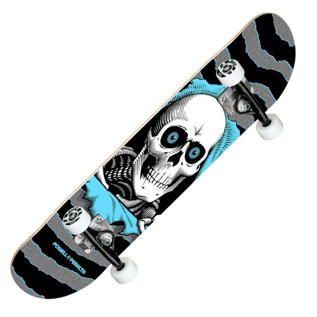 Powell Peralta Ripper silver 7.75" Complete Skateboard - Skateboards - Rollbrett Mission
