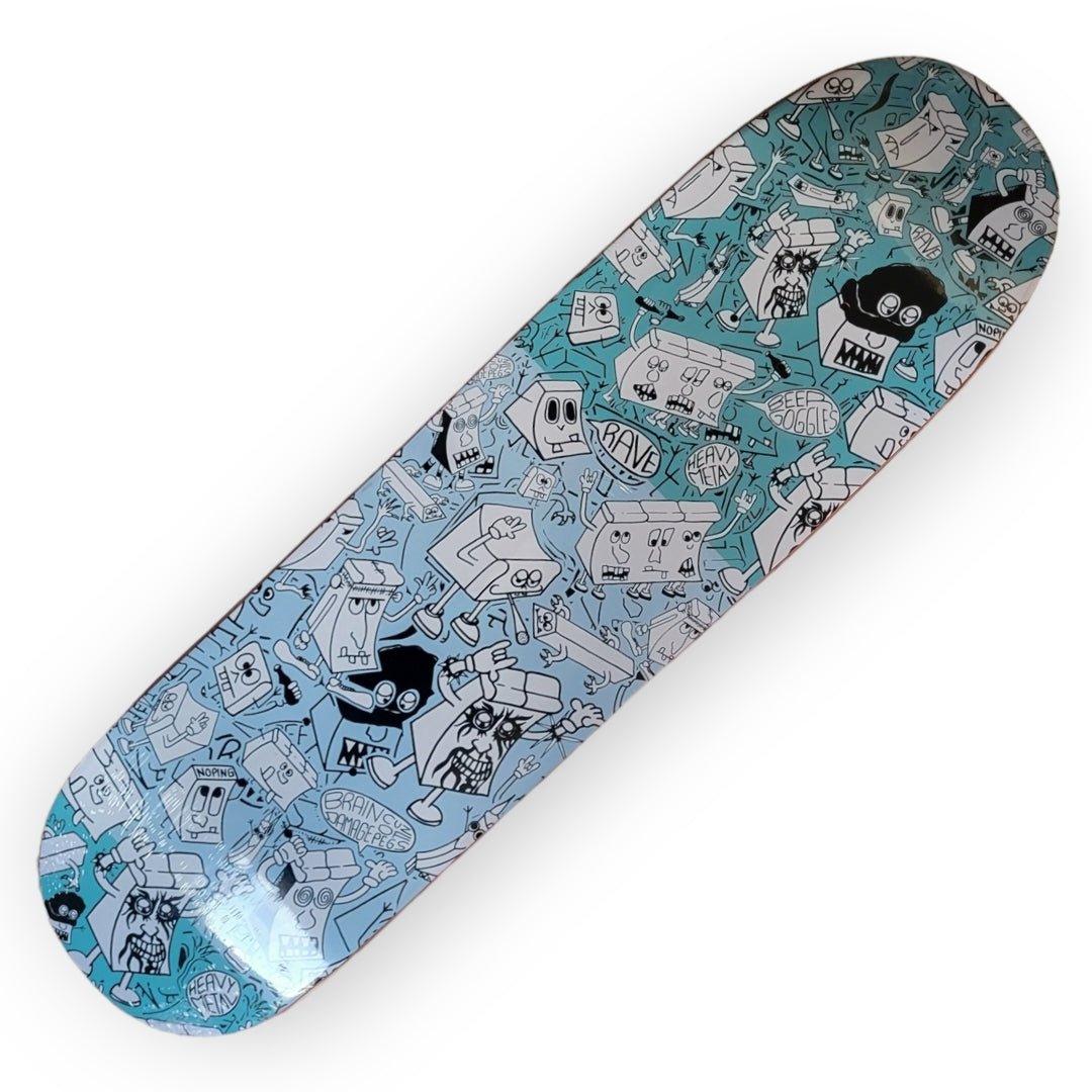 Quarterlifecrisis 8.5" Shaped Deck - Skateboard-Decks - Rollbrett Mission