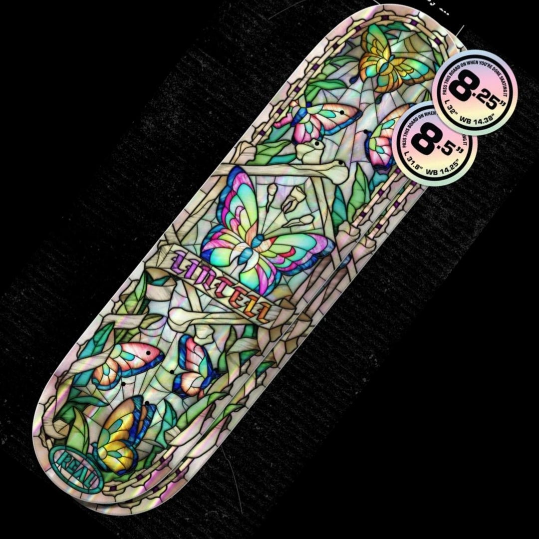 Real Lintell Cathedral Ltd. Foil Deck - Skateboard-Decks - Rollbrett Mission