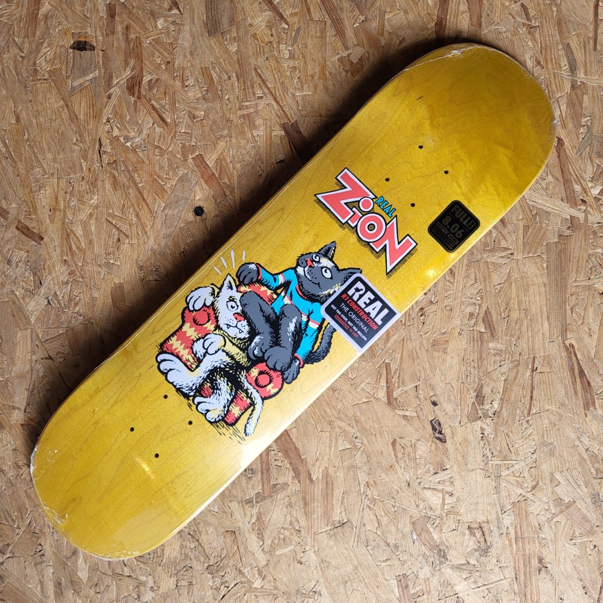 Real Zion Wright Comix Deck - Skateboard-Decks - Rollbrett Mission