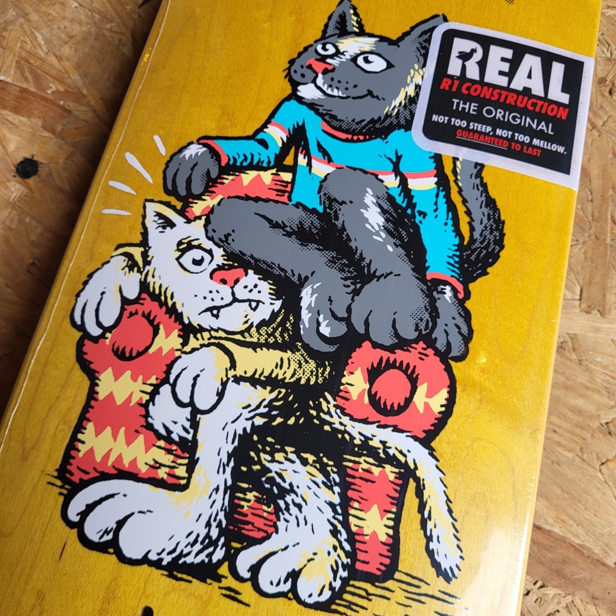 Real Zion Wright Comix Deck - Skateboard-Decks - Rollbrett Mission