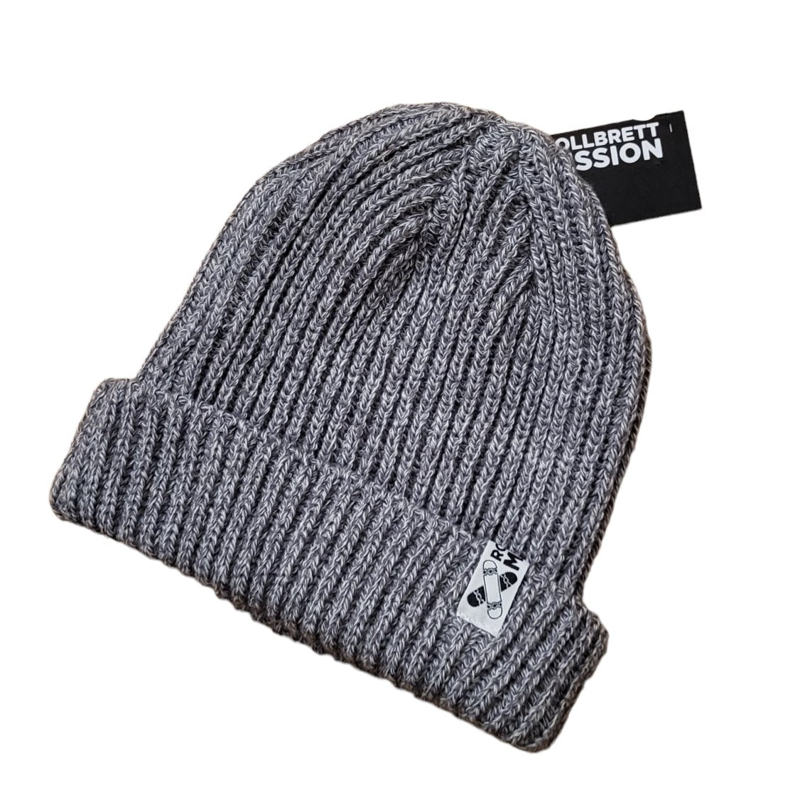 Rollbrett Mission Beanie Fischermütze grau - Kopfbekleidung & -tücher - Rollbrett Mission