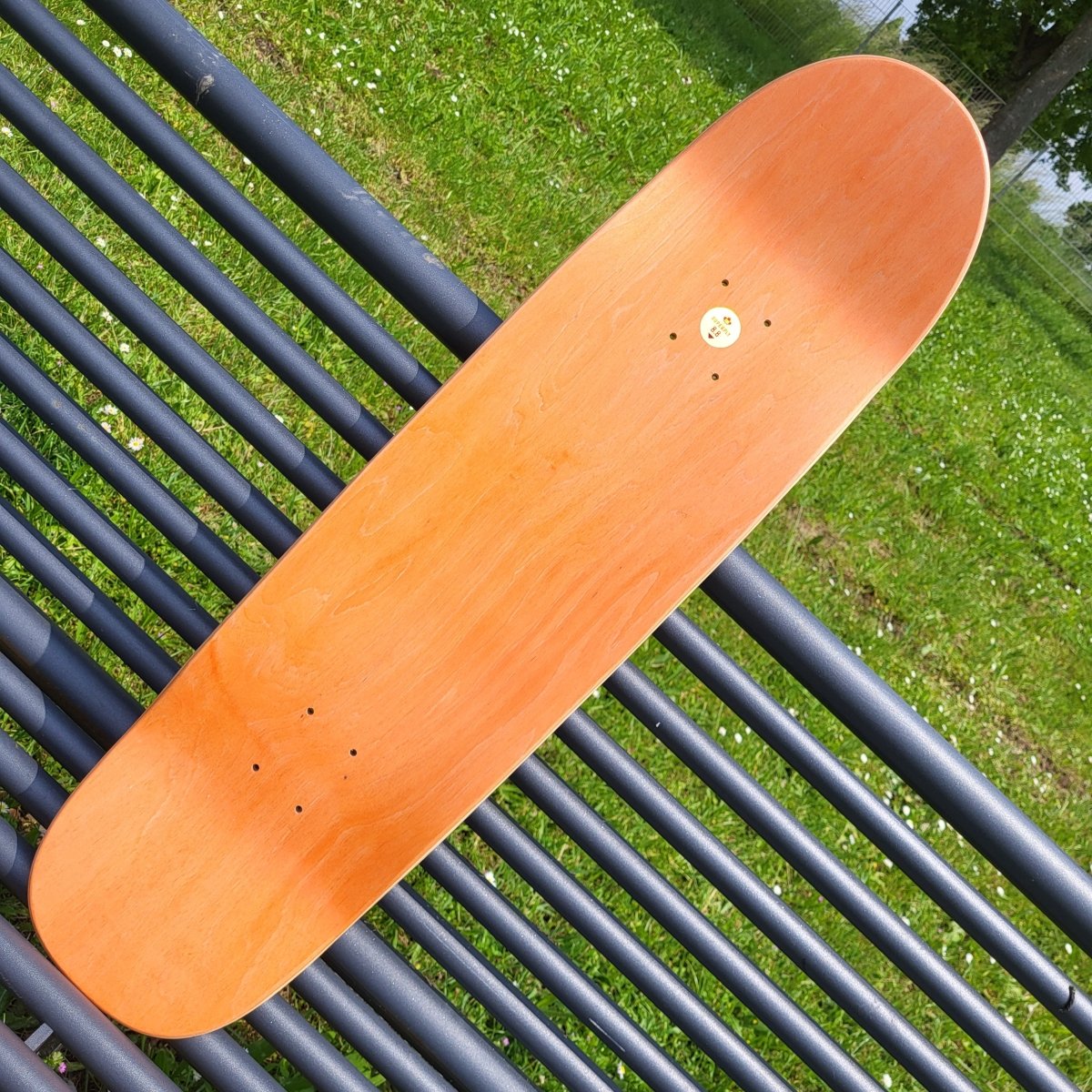 Rollbrett Mission Black Bomber Shape Deck 8.8" - Skateboard-Decks - Rollbrett Mission