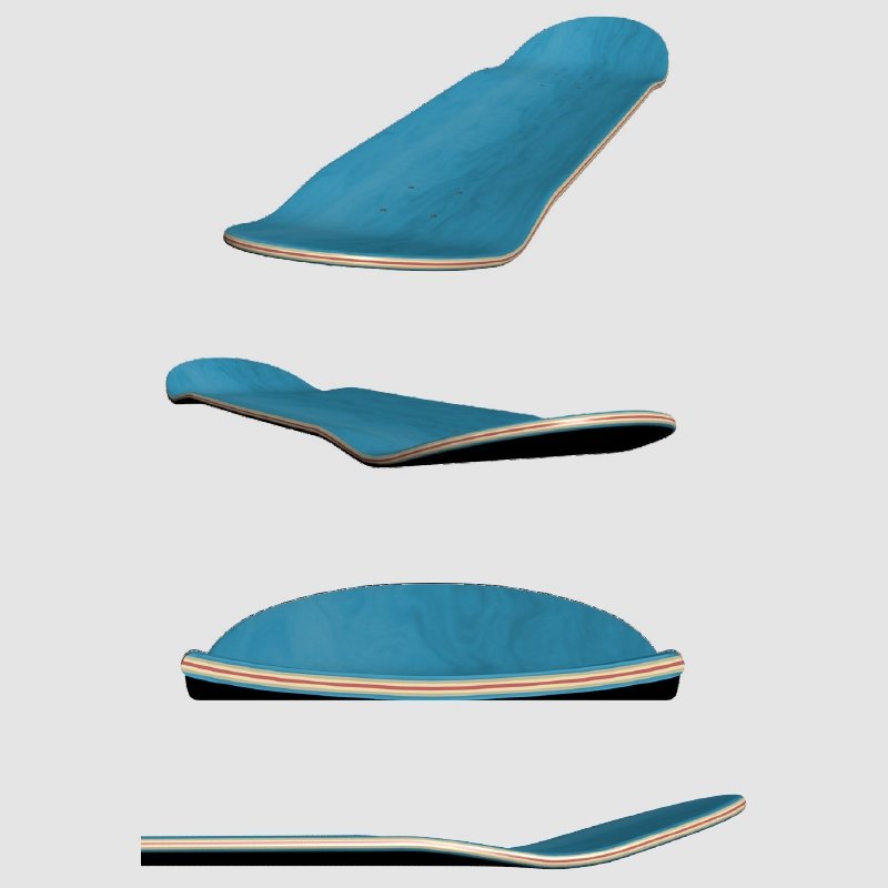 Rollbrett Mission Classic Logo Medium Concave Deck - Skateboard-Decks - Rollbrett Mission