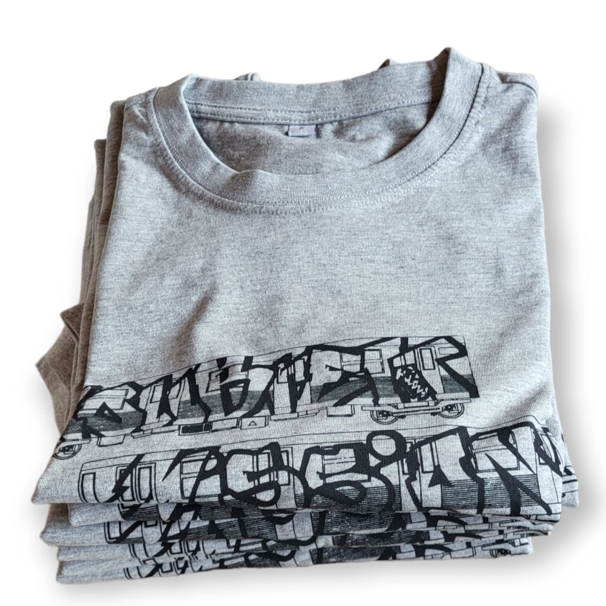 Rollbrett Mission Full Train T-Shirt grau - Shirts & Tops - Rollbrett Mission