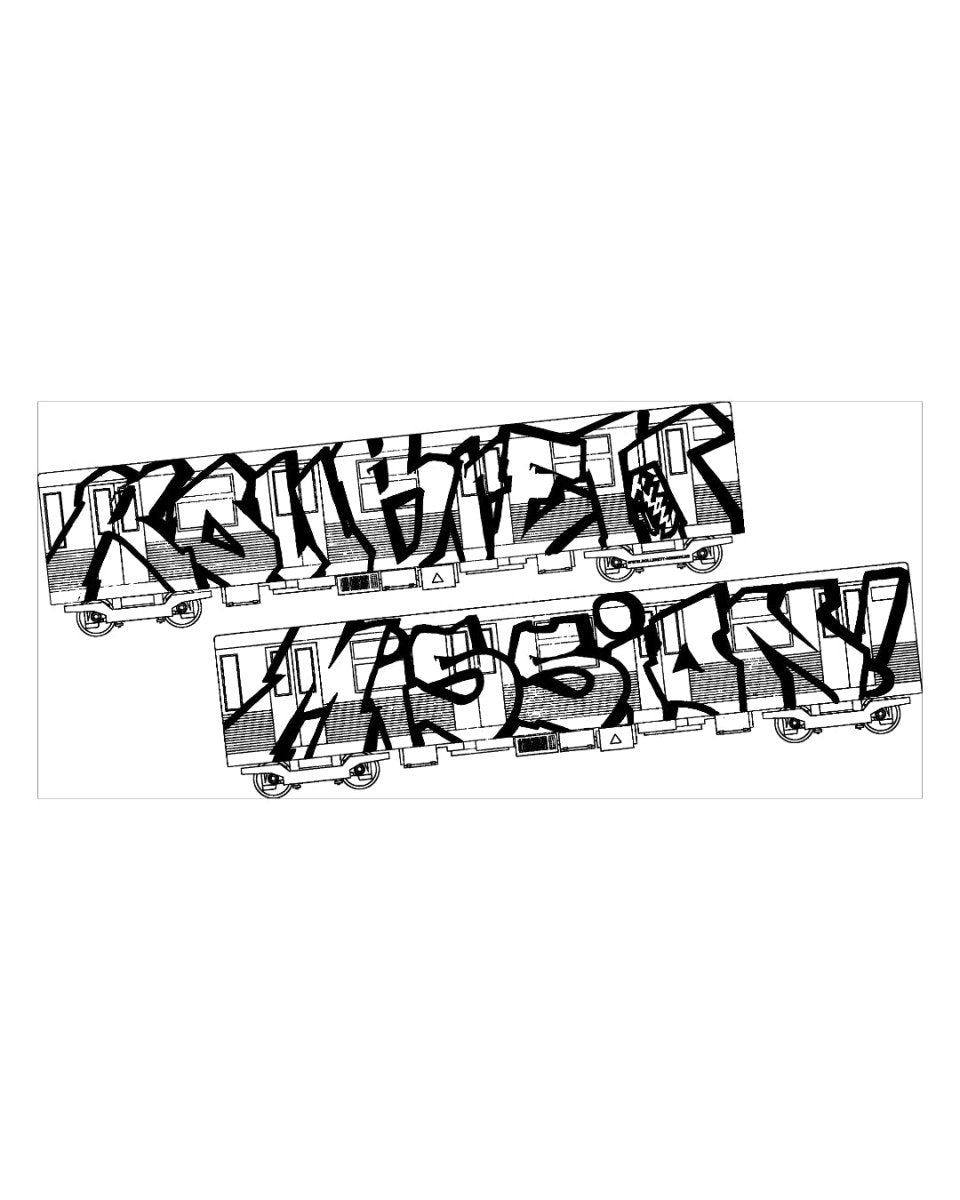 Rollbrett Mission Full Train T-Shirt weiß - Shirts & Tops - Rollbrett Mission