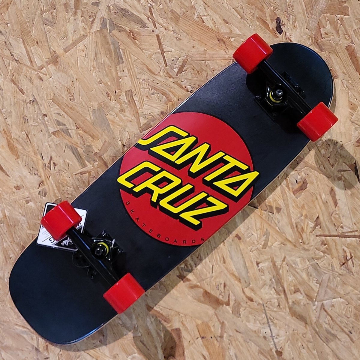 Santa Cruz Classic Dot Street Cruzer Complete Skateboard Cruiser - Skateboards - Rollbrett Mission