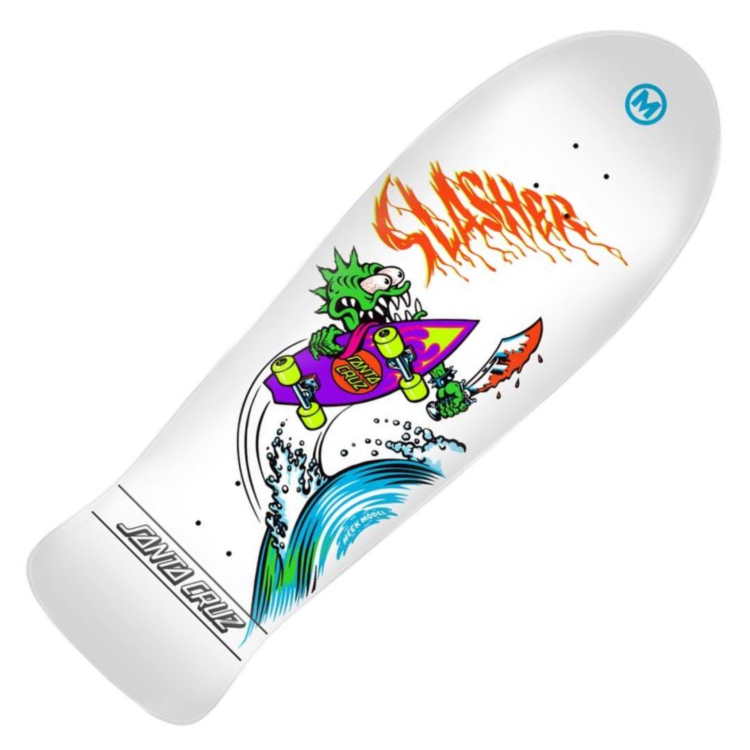 Santa Cruz Meek OG Slasher Reissue Deck - Skateboard-Decks - Rollbrett Mission