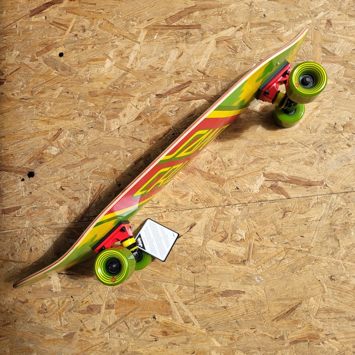 Santa Cruz Rasta Tie Dye Complete Skateboard Cruiser - Skateboards - Rollbrett Mission