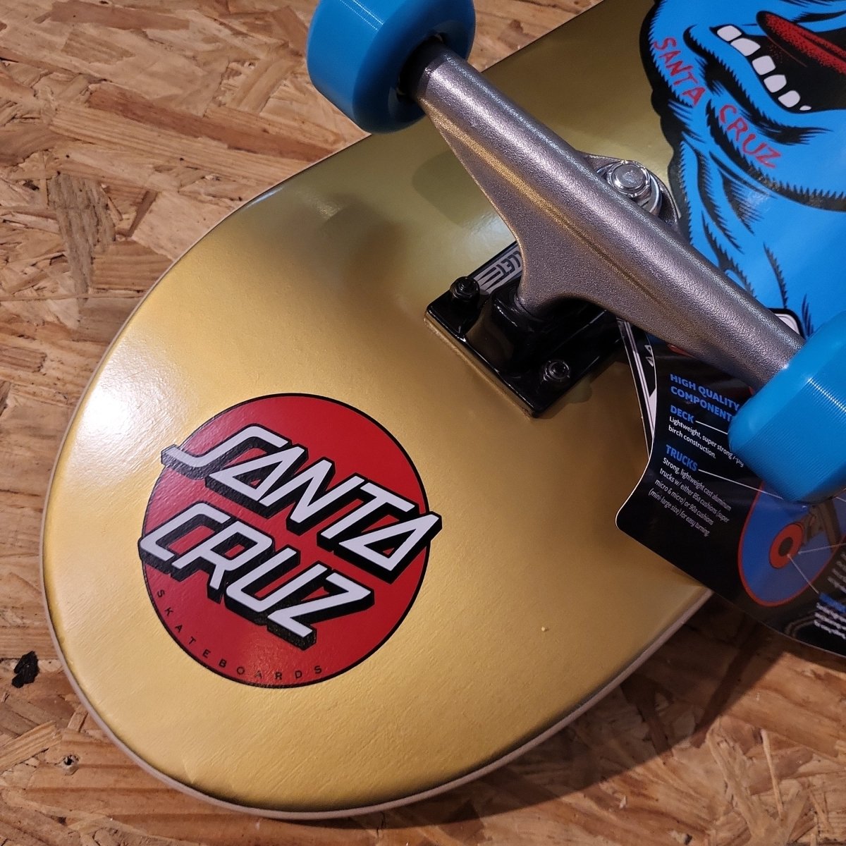Santa Cruz Screaming Hand 8.25 Large Complete Skateboard - Skateboards - Rollbrett Mission