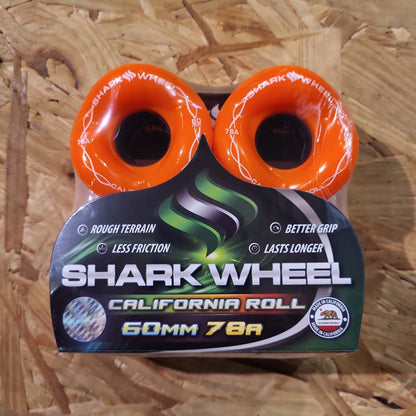 Shark Wheels California Roll 78A 60mm orange - Skateboard-Rollen - Rollbrett Mission