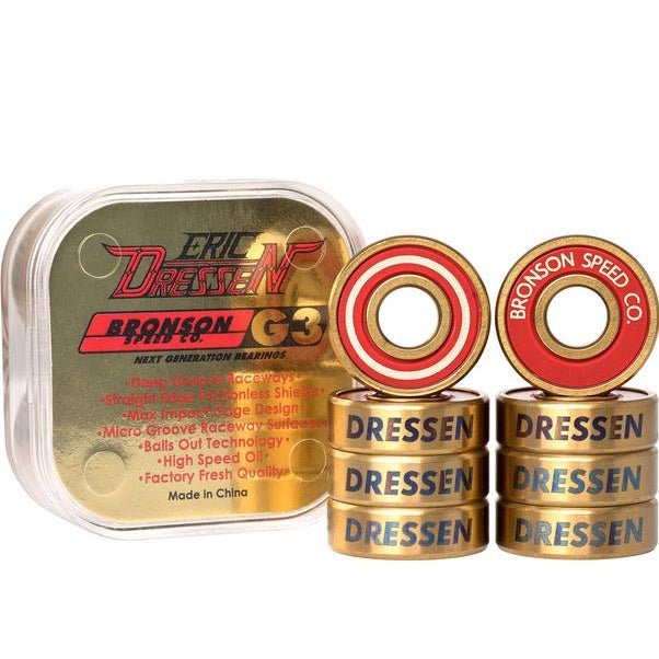 Speed Co. G3 Bearings Eric Dressen Pro Kugellager - Skateboard-Kleinteile - Rollbrett Mission