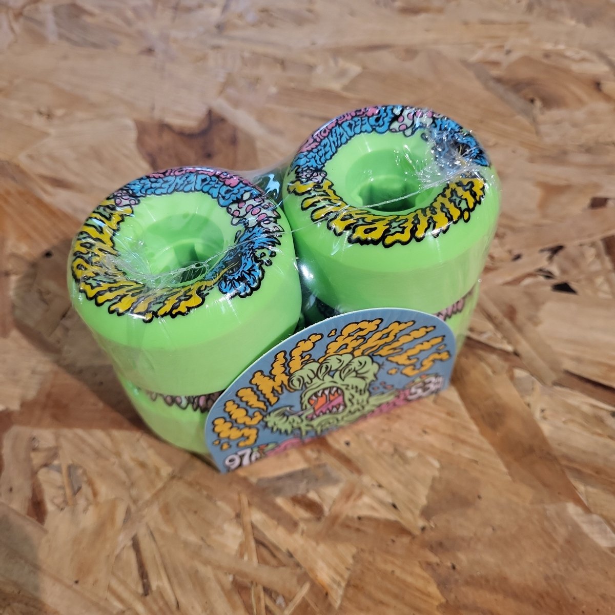Speed Wheels Slime Balls Vomit 2 Mini green 97A Wheels - Skateboard-Rollen - Rollbrett Mission