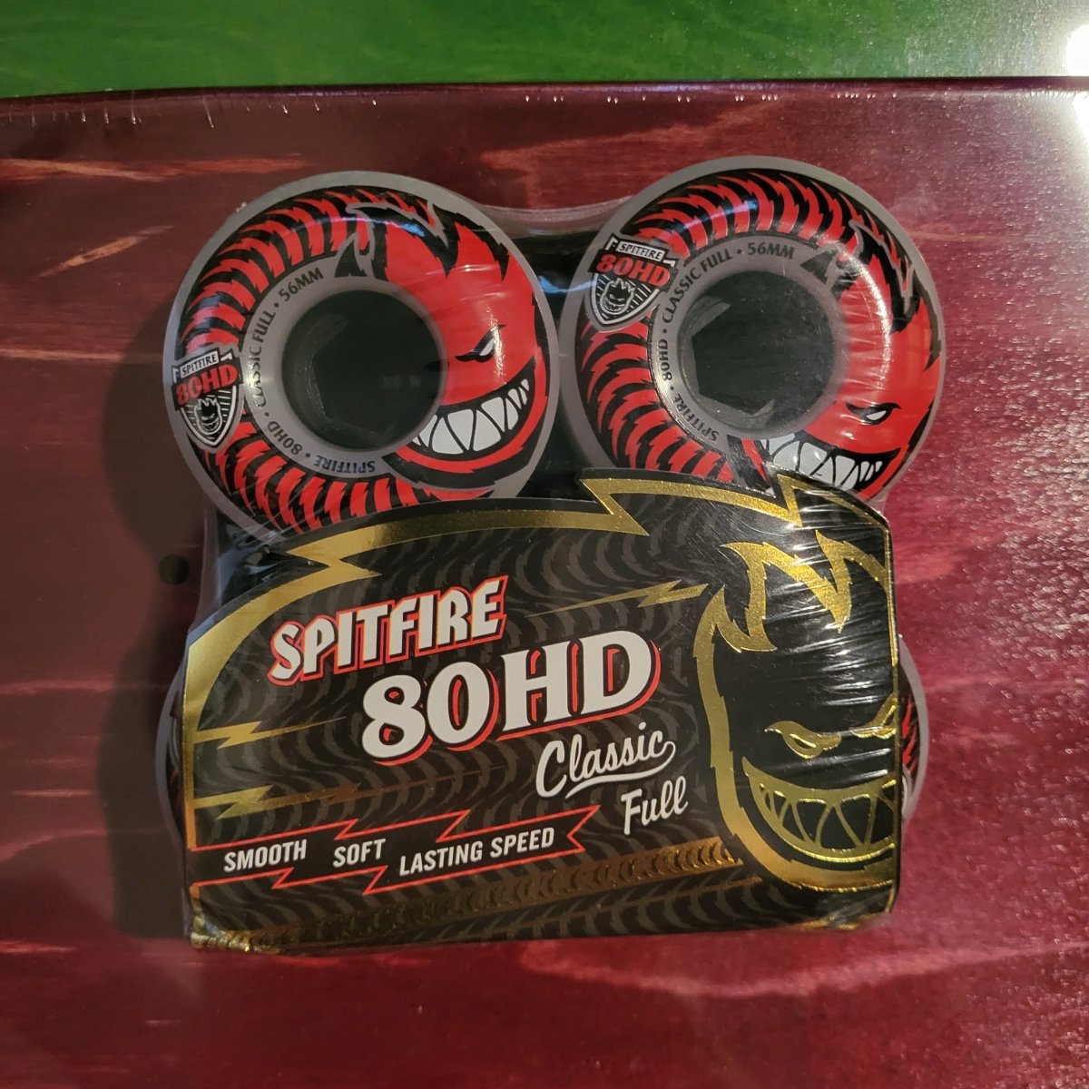 Spitfire 56mm 80HD Classic Full Wheels - Skateboard-Rollen - Rollbrett Mission