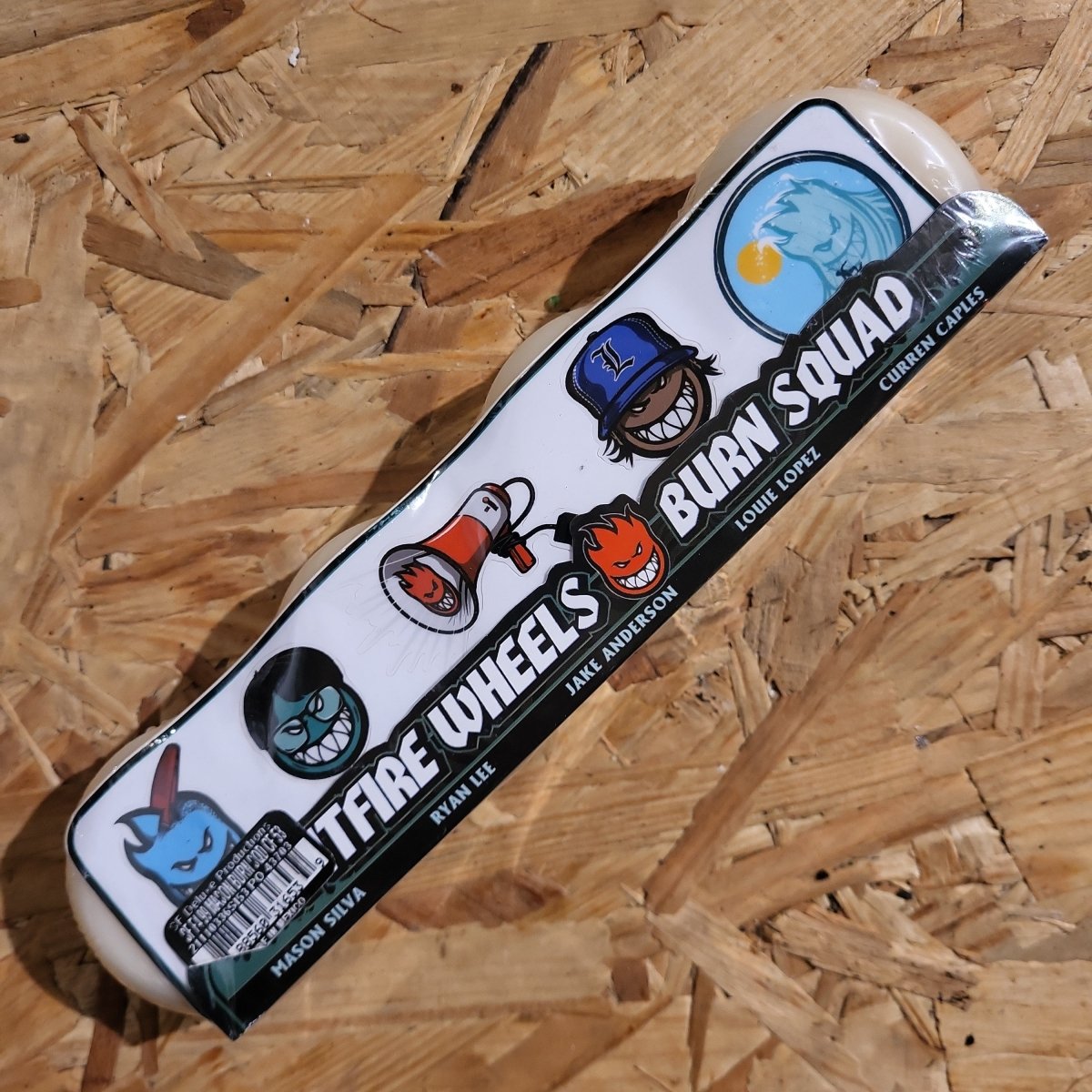 Spitfire F4 53mm 99A Silva Burn Squad Conical Full Wheels - Skateboard-Rollen - Rollbrett Mission