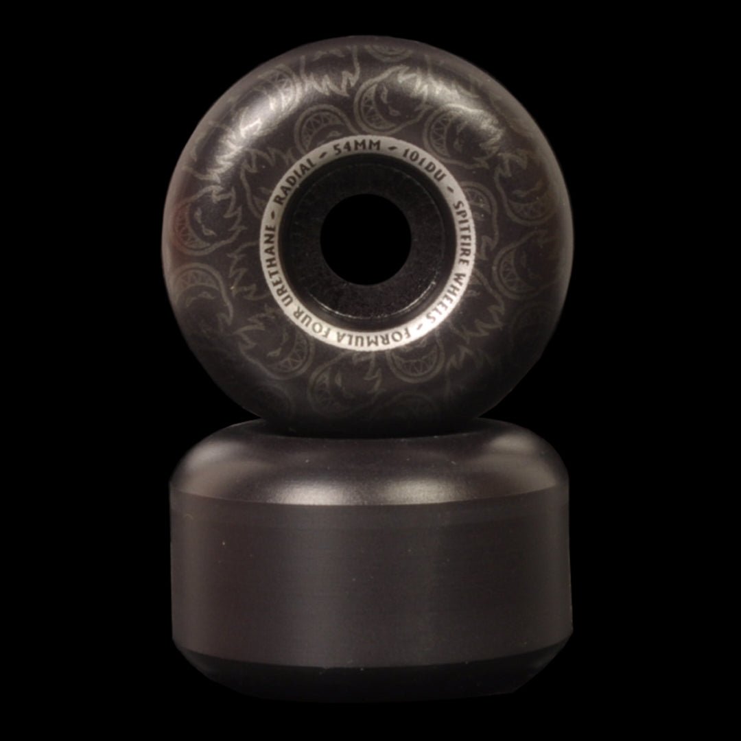 Spitfire F4 54mm 101A Black Out Radials Wheels - Skateboard-Rollen - Rollbrett Mission
