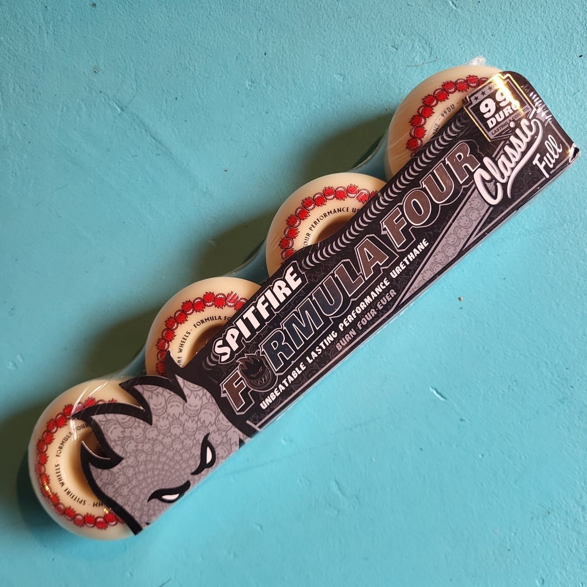 Spitfire F4 54mm 99A Repeaters Classic Full Wheels natural - Skateboard-Rollen - Rollbrett Mission
