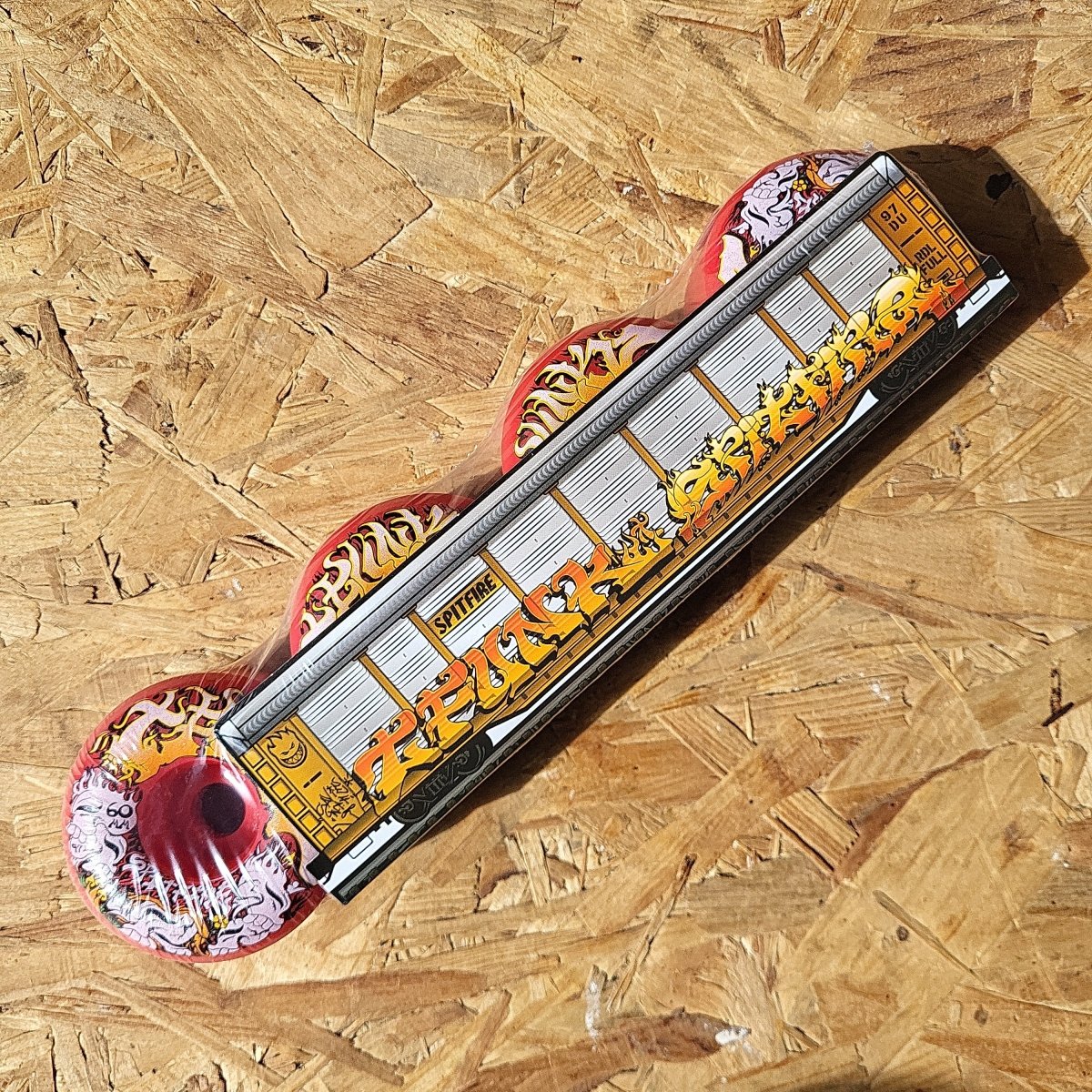 Spitfire F4 97A Savie T-Funk Radial Full Wheels - Skateboard-Rollen - Rollbrett Mission